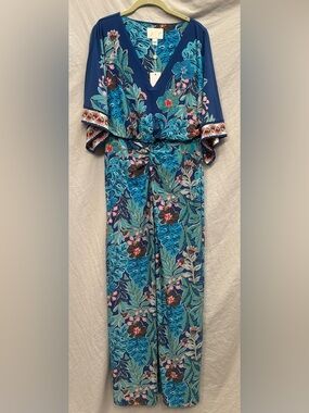 Lilly Pulitzer Starlight Navy Floral Maxi Dress